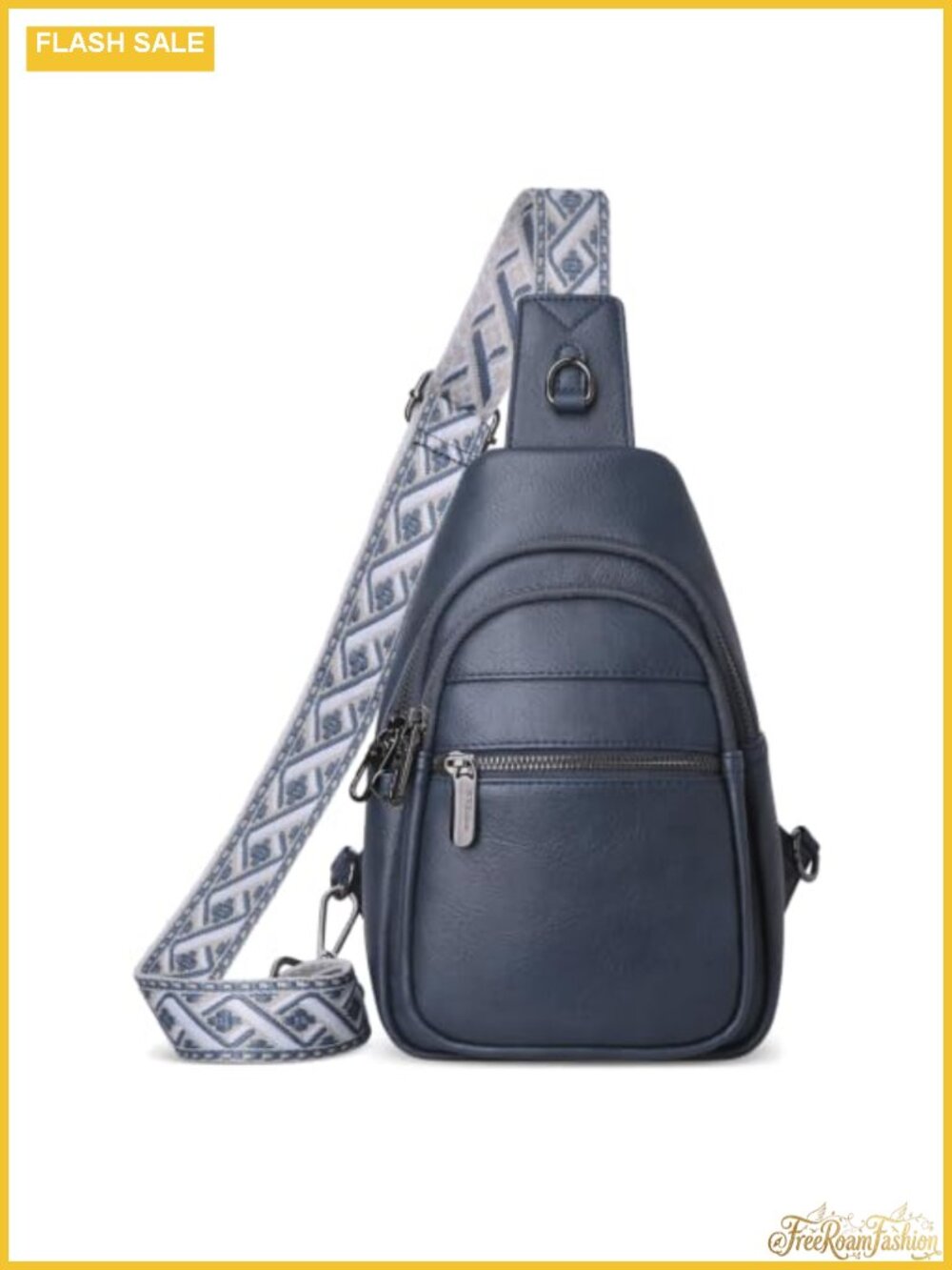 Anti-Theft Sling Bag Small PU Leather Crossbody Fanny Pack RFID Blocking